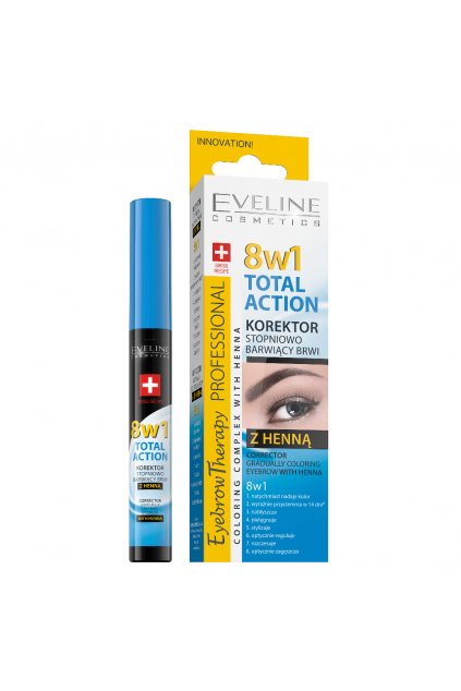 eveline cosmetics total action korektor na oboci s henou