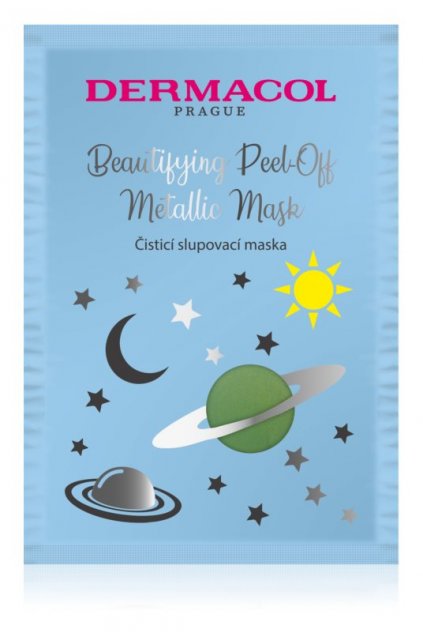 dermacol beautifying peel off metallic mask slupovaci maska pro hloubkove cisteni