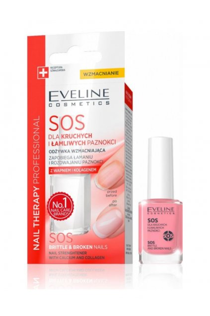 Eveline Nail Therapy SOS Brittle & Broken Nails Multivitamin Conditioner