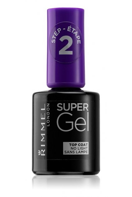 rimmel super gel step 2 vrchni ochranny lak na nehty s leskem 14