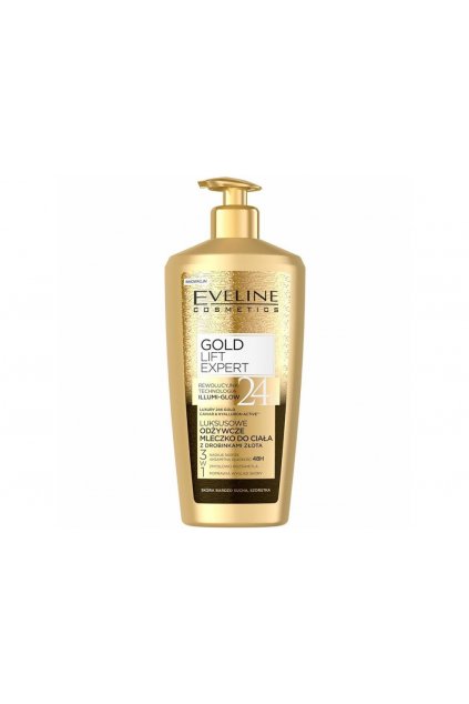 eveline cosmetics gold lift expert luxusni te love mleko 350 ml