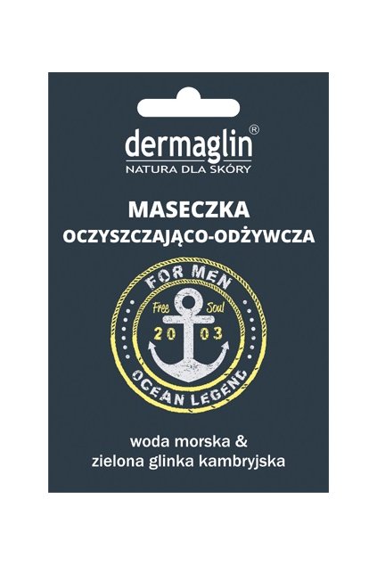 Dermaglin cistici pletova maska pro muze