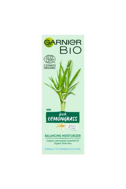 garnier bio lemongrass vyvazujici hydratacni krem pro normalni az smisenou plet