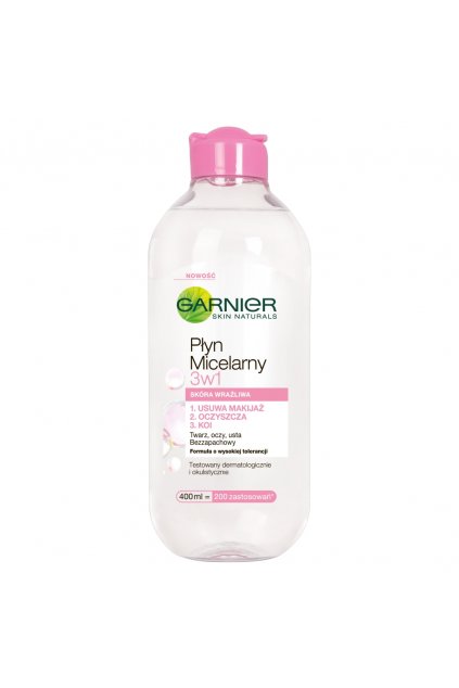 garnier skin naturals micelarni voda 3 v 1 pro citlivou plet