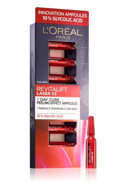 loreal paris revitalift laser x3 vyhlazujici pletove serum v ampulich