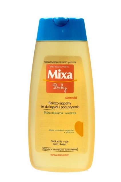 Mixa Baby jemný koupelovy i sprchovy gel vhodny pro deti 200ml