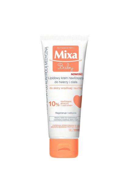 mixa baby jemny krem pro suchou pokozku
