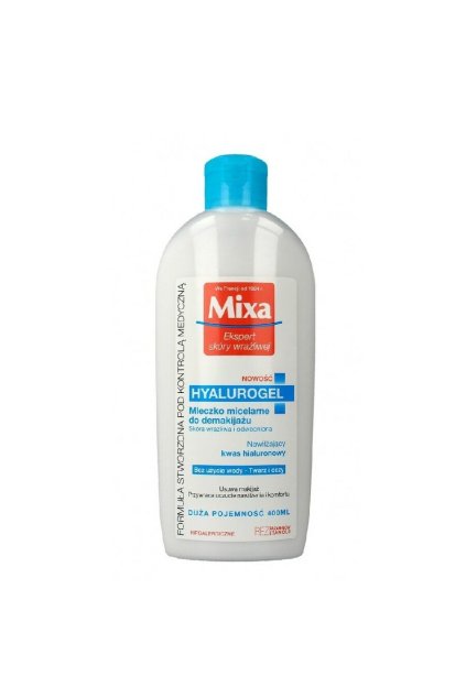 mixa hyalurogel cistici pletove mleko pro suchou az velmi suchou plet