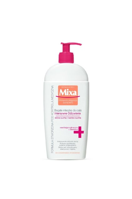 mixa intense nourishment vyzivujici telove mleko pro velmi suchou pokozku