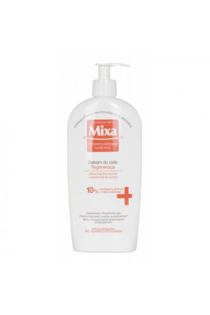 mixa regeneracni promastujici telove mleko pro extra suchou pokozku 400 ml