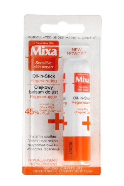 mixa rich lip balm regenerujici olejovy balsam na rty