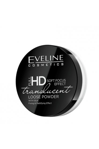 Eveline Cosmetics Full HD Translucent White Powder pudr s hedvabim