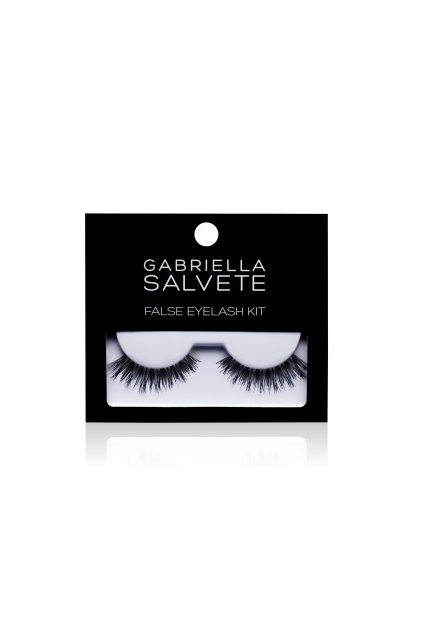 gabriella salvete false eyelashes spf30 darkova kazeta pro zeny umele rasy 1 par lepidlo na rasy 1 g