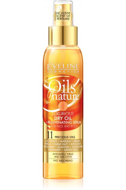 eveline cosmetics oils of nature luxusni suchy olej s omlazujicim serem