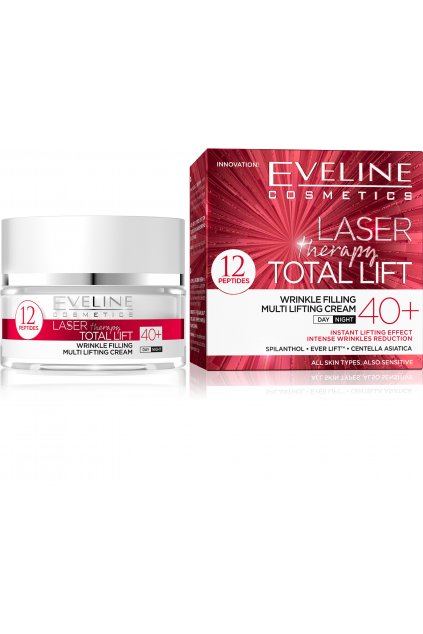 eveline cosmetics laser therapy total lift denni i nocni protivraskovy krem 40