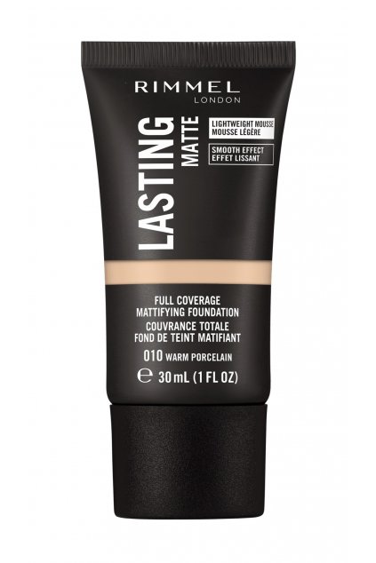 rimmel dlouhotrvajici make up lasting matte full coverage mattifying foundation 30 ml 010