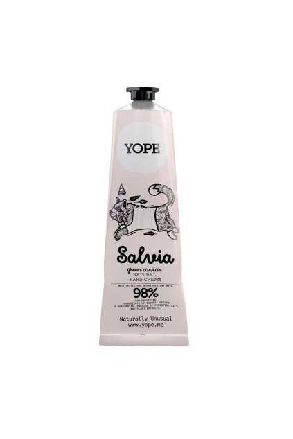 yope prirodni krem na ruce salvej a zeleny kaviar 100 ml