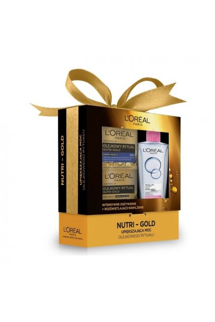 loreal nutri gold denni krem 50ml nutri gold krem maska na noc 50ml micelarni voda 200ml