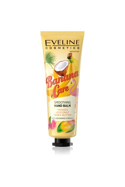 eveline cosmetics banana care krem na ruce mango a kokos 2