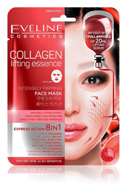 Eveline cosmetics Collagen liftingujici textilni maska