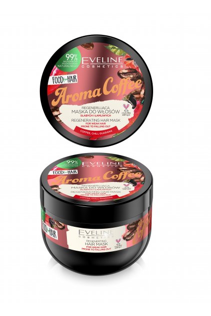 eveline cosmetics FOOD FOR HAIR AROMA COFFEE HAIR MASK 500ML