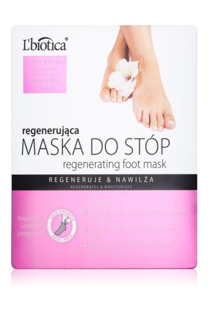 lbiotica masks regeneracni maska na chodidla ve forme ponozek