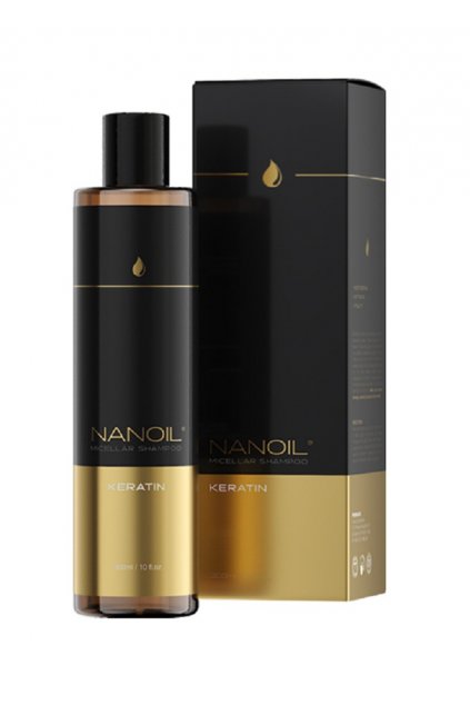 nanoil KERATIN 02 SHAMPOO micelarni sampon s keratinem 300 ml