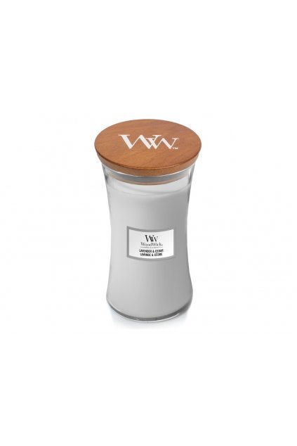 woodwick vonna svicka velka vaza lavender and cedar 609 g 1