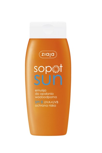 ziaja sopot sun lotion spf 6 vodeodolne opalovaci mleko 150 ml 1