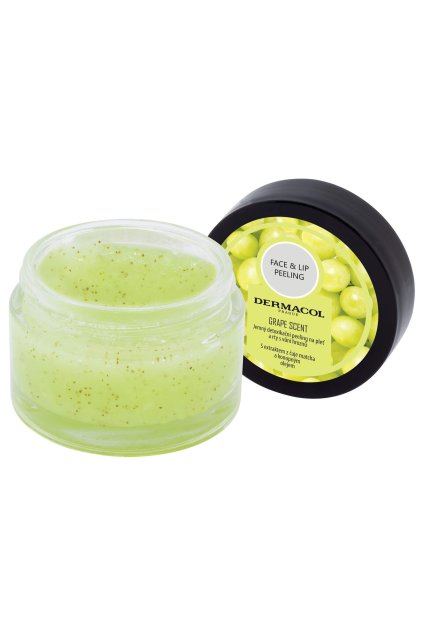 dermacol face lip peeling grape hloubkove cistici peeling na rty a tvare 1jpg