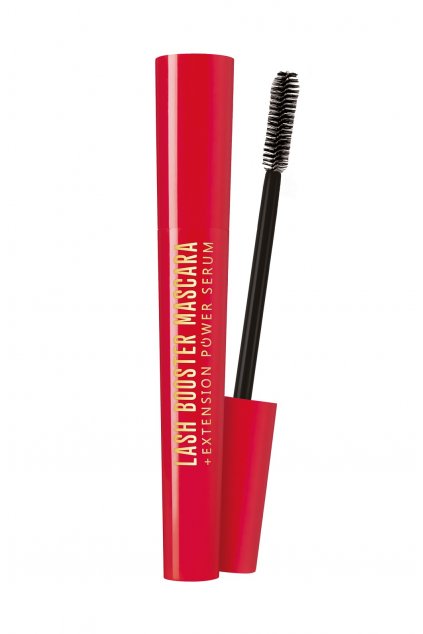 dermacol lash booster mascara rasenka 2 v 1 pro prodlouzeni ras 9 5 ml