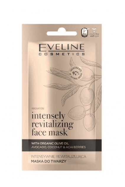 Eveline Cosmetics Organic Gold revitalizing face mask 8 ml