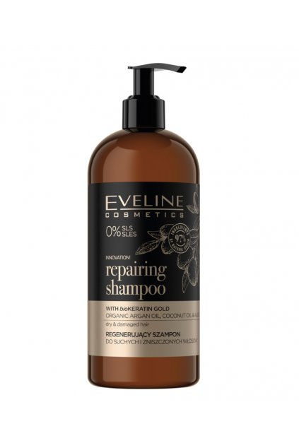 Eveline Cosmetics Organic Gold repairing shampoo 500 ml