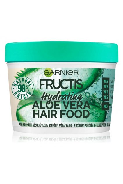 garnier fructis aloe vera hair food hydratacni maska pro normalni az suche vlasy
