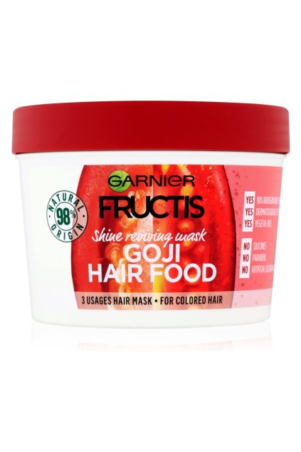 garnier fructis goji hair food maska navracejici lesk barvenym vlasum 5