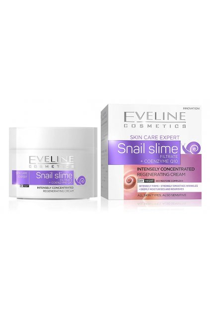eveline cosmetics snail slime regenerujici pletovy krem 50 ml