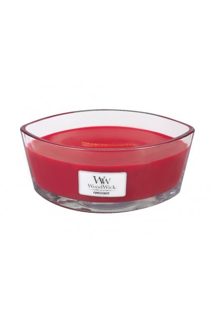 woodwick elipse pomegranate vonna svicka s drevenym knotem hearthwick 454 g
