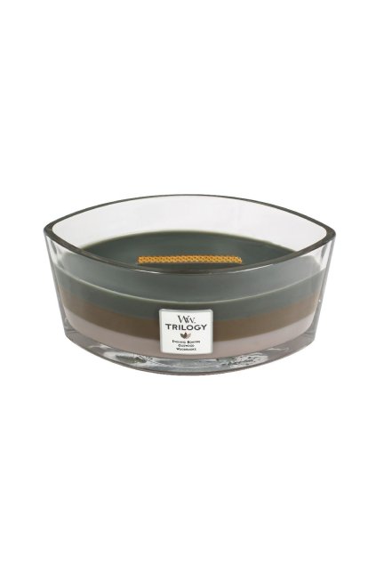 woodwick elipse trilogy cozy cabin vonna svicka s drevenym knotem hearthwick 454 g