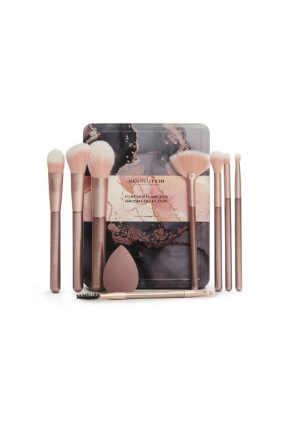 makeup Revolution Forever Flawless Brush Collection darkova sada stetcu