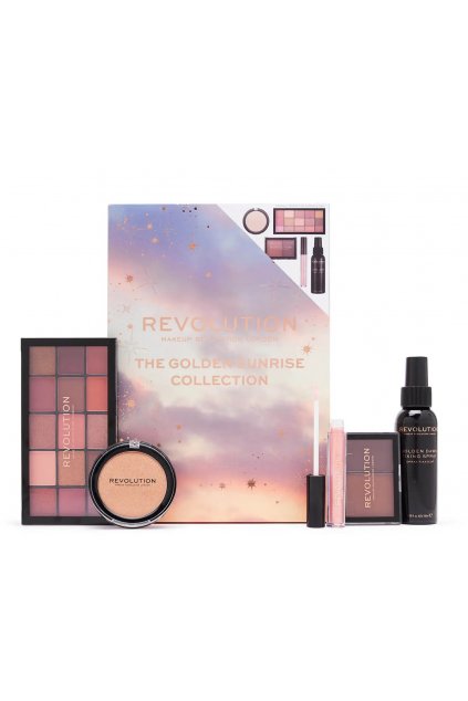 makeup Revolution the golden sunrise Collection darkova sada