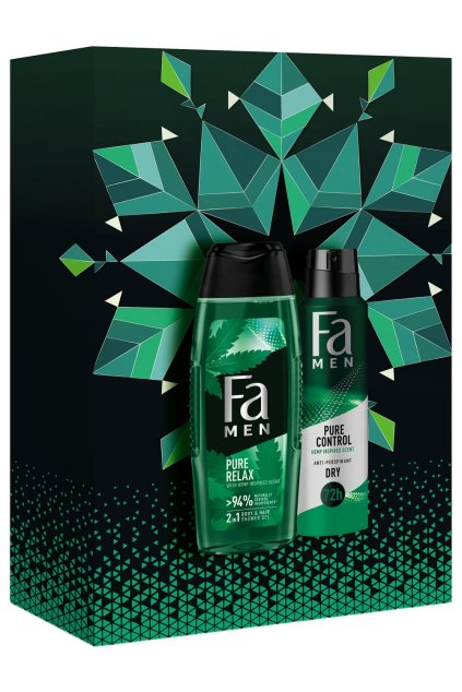 fa men pure relax darkova sada antiperspirant a sprchovy gel