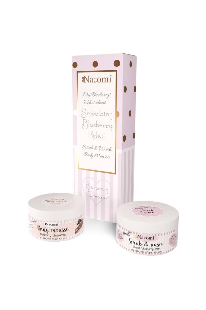 nacomi smoothing blueberry relax set