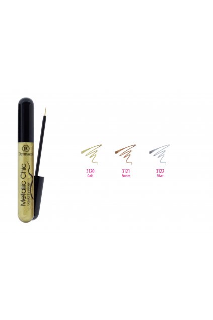 dermacol metallic chic liquid eyeliner 6ml