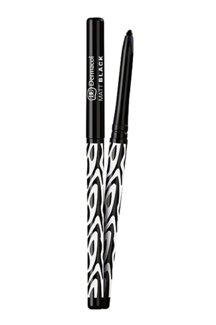 dermacol black sensation matt black tuzka na oci 25