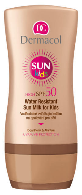 Dermacol Sun Water Resistant Sun SPF 50 voděodolné mléko na opalování pro děti 200 ml