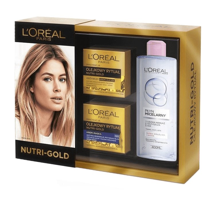 L’Oréal Paris Nutri Gold kosmetická sada