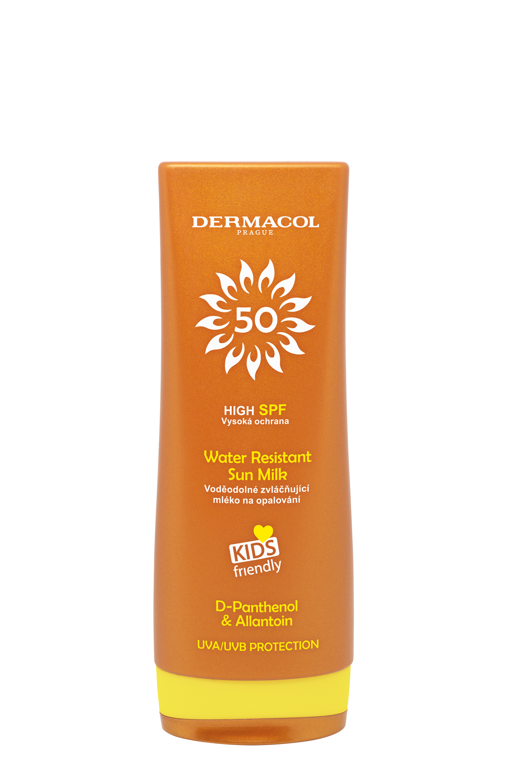 Dermacol Sun Water Resistant Sun Voděodolné mléko na opalování pro děti SPF 50 200 ml