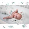Lullalove Plochý polštářek z mušelínu Luční Kvítí Růžové