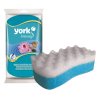 york masazni koupelová houba motyl