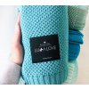 Lullalove Bambusová dečka Lazurová